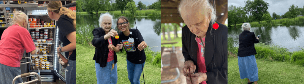 residents fishing